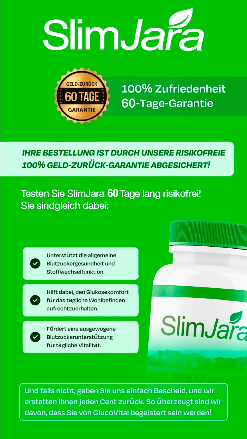 SlimJara Inhaltsstoffe